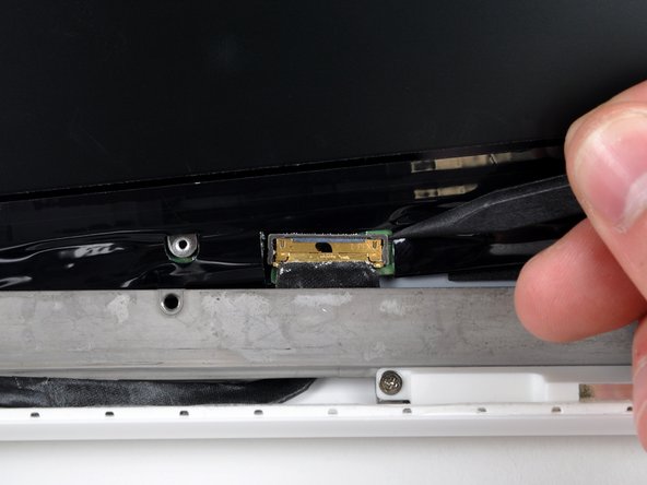 MacBook Unibody Model A1342 Display Data/Camera Cable Replacement: step 26, image 1 of 2
