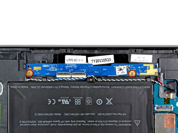 HP TouchPad Digitizer Control Board Replacement: step 11, image 1 of 1