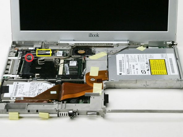 iBook G3 14" Modem Replacement: step 32, image 1 of 1