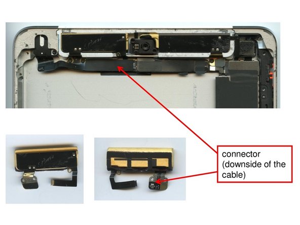 Apple iPad Mini, Removal of golden modules: step 8, image 1 of 3
