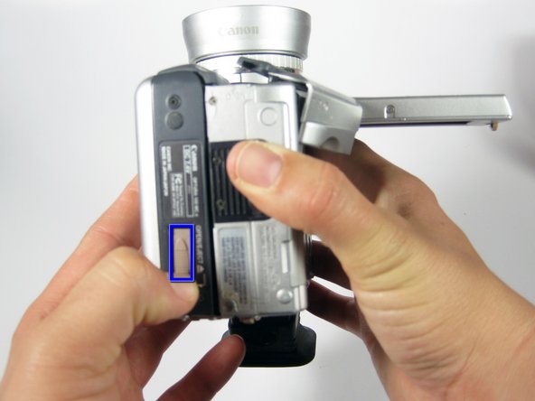 Removing Side Panel on Canon Optura 100MC: step 11, image 1 of 2