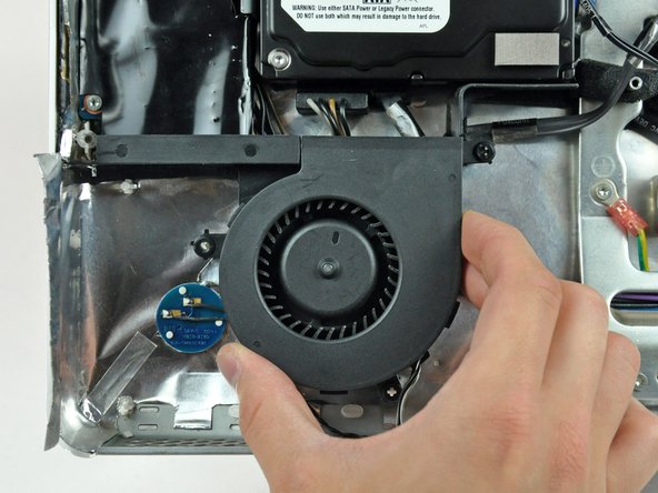 iMac G5 20" Model A1145 Hard Drive Fan Replacement: step 44, image 1 of 1