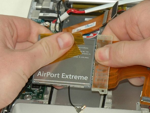 PowerBook G4 Aluminum 15" 1.5-1.67 GHz Airport Extreme Card Replacement: step 32, image 1 of 1