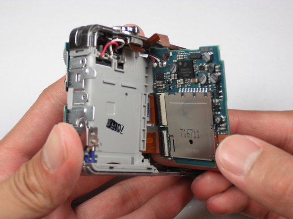 Sony Cyber-shot DSC-W55 Motherboard - Second Half Replacement: step 12, image 2 of 2