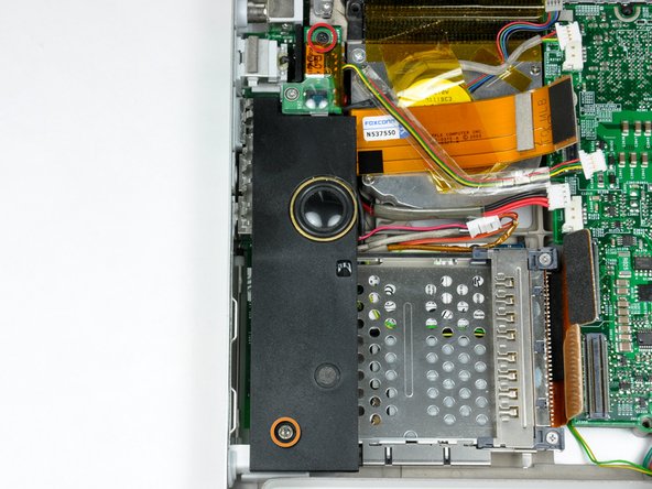 PowerBook G4 Aluminum 15" 1.67 GHz Right USB Board Replacement: step 17, image 1 of 2