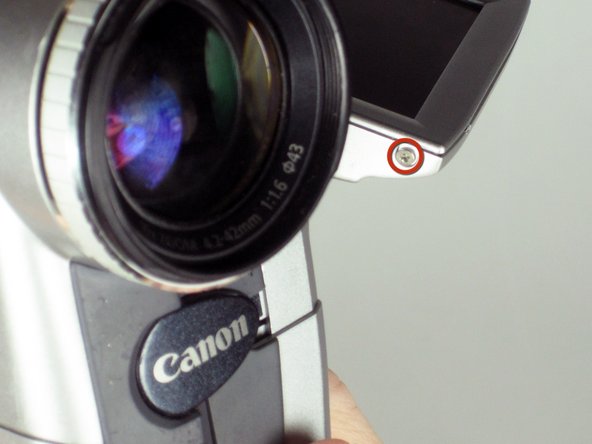 Canon Optura 100MC LCD Screen and Glass Screen Replacement: step 7, image 1 of 1