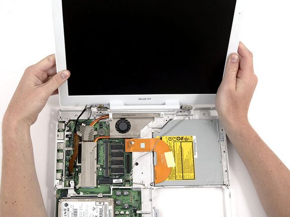 iBook G4 14" 933 MHz-1.33 GHz Hinge Grill Replacement: step 44, image 1 of 1