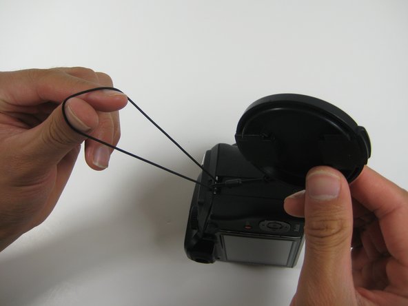 Kodak EasyShare Z1015 IS Lens Cover Replacement: step 3, image 1 of 2