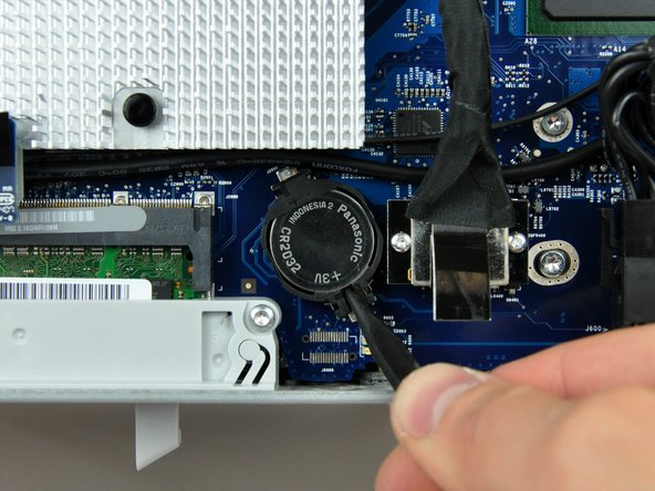 iMac Intel 20" EMC 2105 and 2118 PRAM Battery Replacement: step 10, image 1 of 1