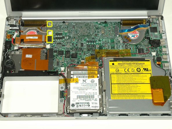 PowerBook G4 Aluminum 15" 1.5-1.67 GHz Left Fan Replacement: step 11, image 1 of 1