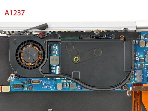 MacBook Air Models A1237 and A1304 Upper Case Replacement: step 14, image 1 of 2