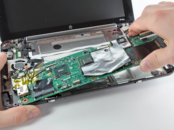 HP Mini 1000 Motherboard Replacement: step 39, image 2 of 2