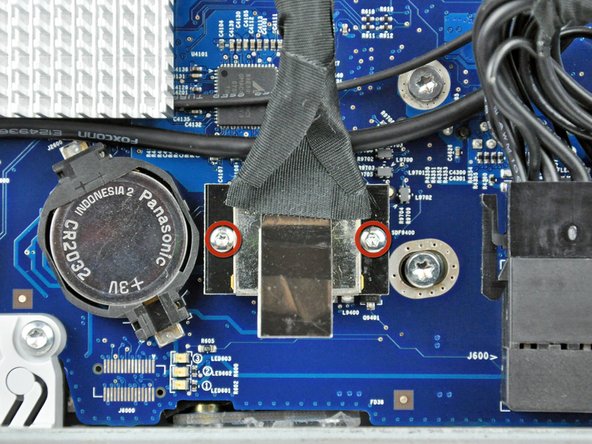 iMac Intel 20" EMC 2105 and 2118 Optical Drive Replacement: step 10, image 1 of 2