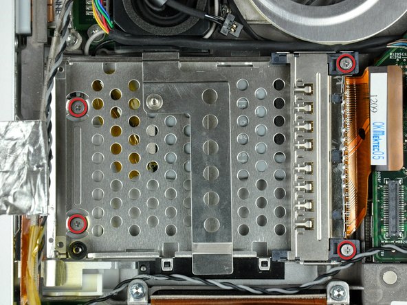 PowerBook G4 Aluminum 17" 1.67 GHz (High-Res) AirPort/Bluetooth Board Replacement: step 19, image 1 of 1