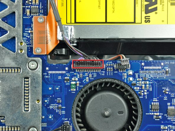 iMac G5 20" Model A1145 Hard Drive Fan Replacement: step 31, image 1 of 2