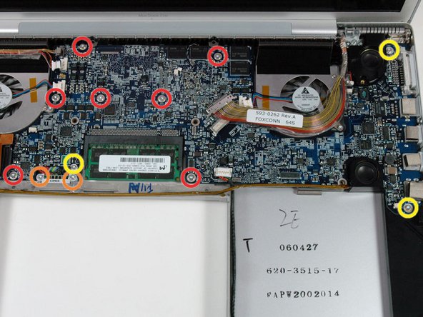 MacBook Pro 17" Models A1151 A1212 A1229 and A1261 Heat Sink Replacement: step 18, image 1 of 1