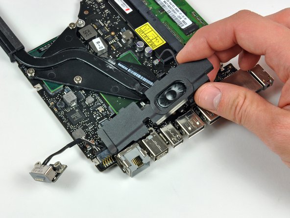 MacBook Pro 13" Unibody Mid 2010 Left Speaker Replacement: step 24, image 1 of 1