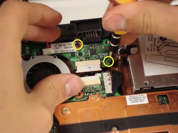 Disassembling Compaq Mini 110 Power Pass-Through Board: step 15, image 1 of 1