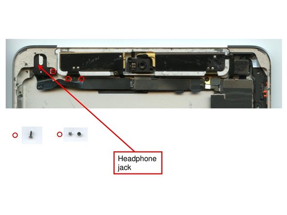 Apple iPad Mini, Removal of headphone jack: step 7, image 1 of 3