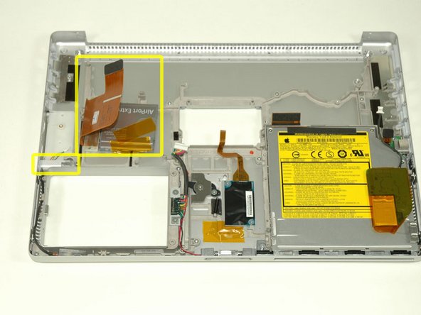 PowerBook G4 Aluminum 15" 1.5-1.67 GHz Lower Case Replacement: step 47, image 1 of 1