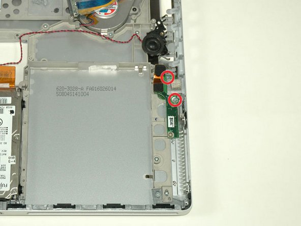 PowerBook G4 Aluminum 15" 1.5-1.67 GHz Right USB Board Replacement: step 25, image 1 of 1