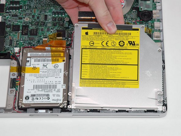 PowerBook G4 Aluminum 15" 1.5-1.67 GHz Optical Drive Replacement: step 13, image 1 of 1