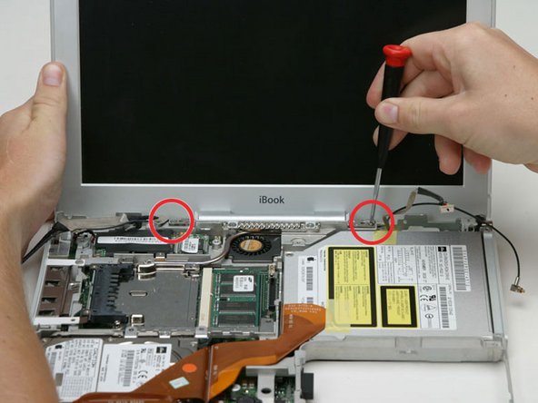 iBook G3 12" Front Display Bezel Replacement: step 46, image 1 of 1