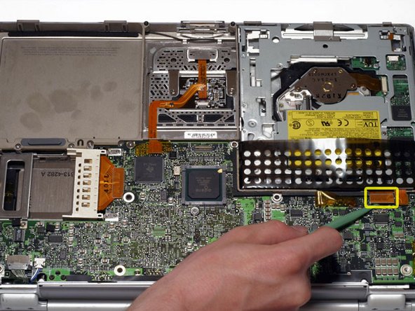 PowerBook G4 Titanium Onyx Upper Case Replacement: step 15, image 1 of 1