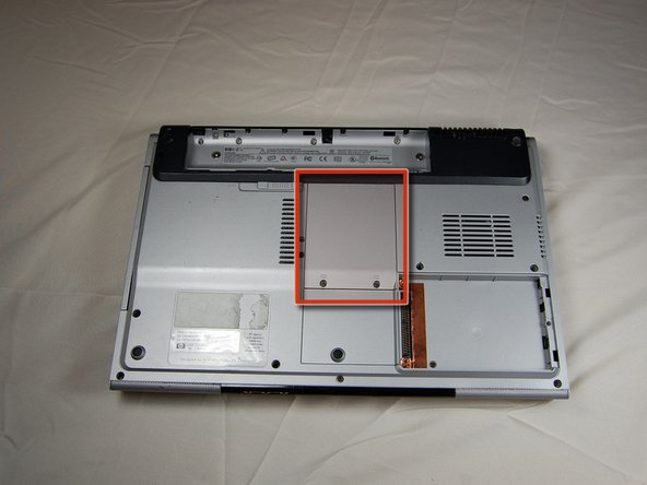 HP Pavilion dv1000 Back Cover Replacement: step 8, image 1 of 1