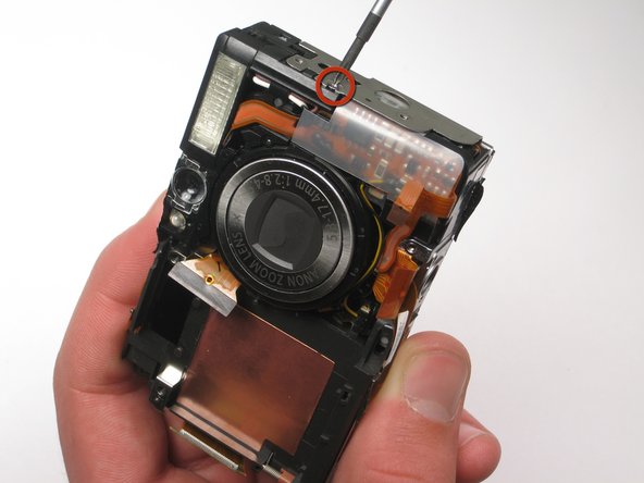 Canon PowerShot SD450 Flash Bulb: step 17, image 1 of 1