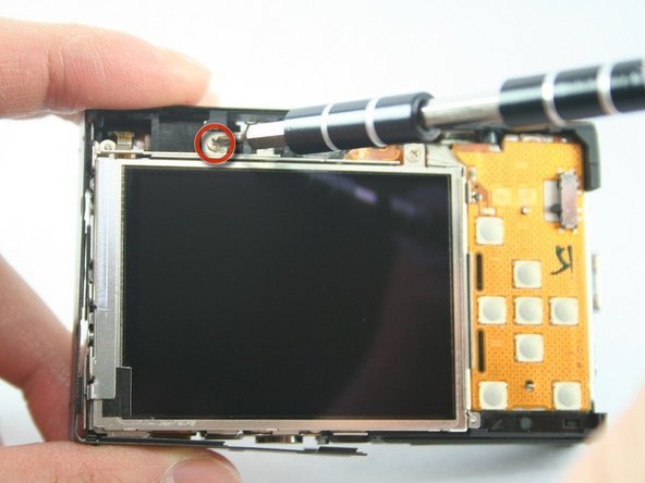 Disassembling Canon PowerShot SD1100 IS LCD screen: step 5, image 1 of 2