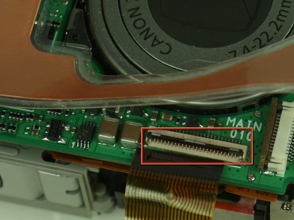 Canon PowerShot S400 Battery Replacement: step 8, image 1 of 1