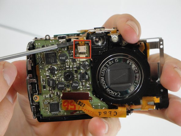 Disassembling Canon PowerShot SD800 IS Lens Assembly: step 20, image 1 of 1