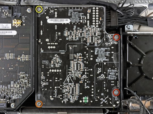 iMac Intel 27" EMC 2309 and 2374 Power Supply Replacement: step 12, image 1 of 1