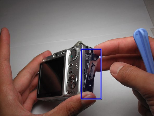 Sony Cyber-shot DSC-W55 LCD Screen Replacement: step 3, image 2 of 2