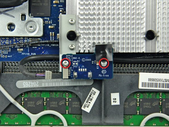 iMac G5 20" Model A1145 IR Board Replacement: step 13, image 1 of 1