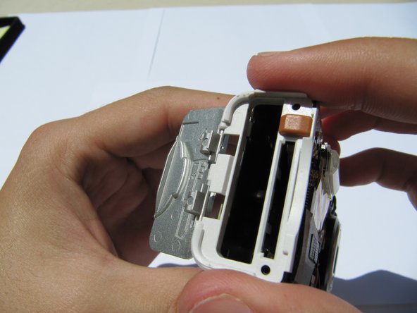 Kodak EasyShare LS743 Battery Door Replacement: step 6, image 1 of 2