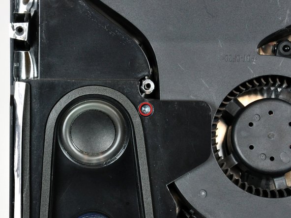 iMac Intel 20" EMC 2266 Left Speaker Replacement: step 13, image 1 of 1