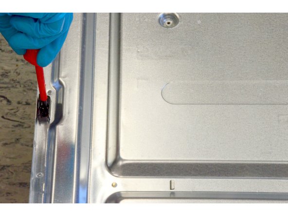 Toshiba 48L1443DG TV set, Removal of Small Plastic Parts: step 8, image 2 of 2