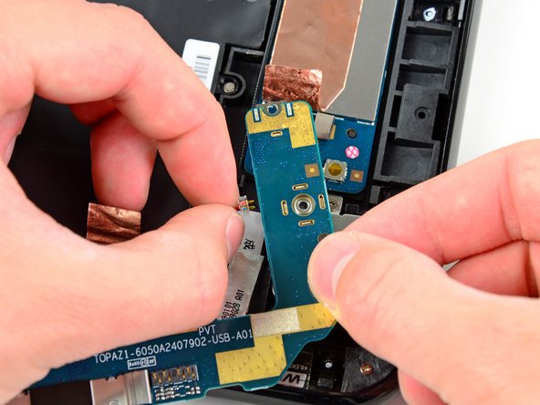 HP TouchPad USB Connector Board Replacement: step 15, image 1 of 3