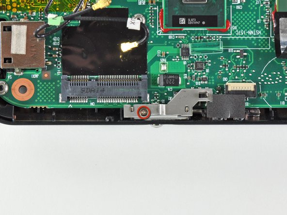 HP Mini 1000 Motherboard Replacement: step 35, image 1 of 2