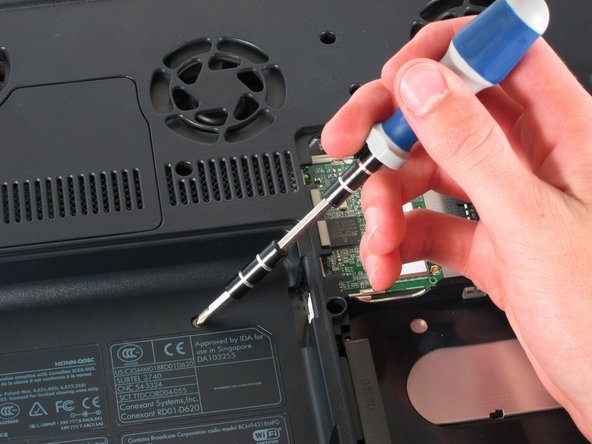 HP Pavilion zd8000 Base Fans Replacement: step 23, image 2 of 2