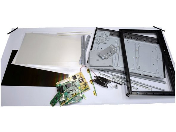 PEAQ TFT32NUMUNE TV set, TV Dismantling Fractions: step 7, image 1 of 1