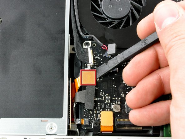 MacBook Unibody Model A1278 Hard Drive Cable Replacement: step 8, image 1 of 1
