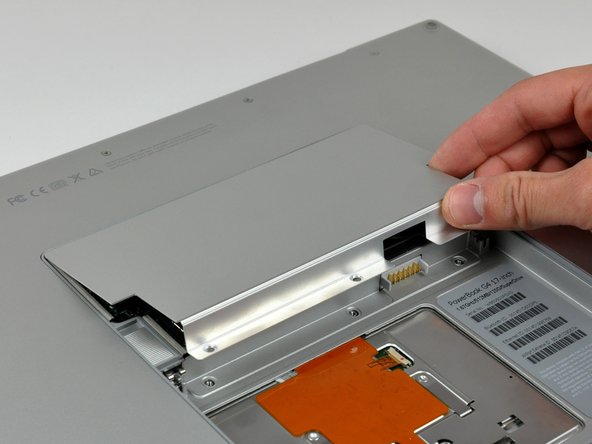 PowerBook G4 Aluminum 17" 1.67 GHz (High-Res) Speakers Replacement: step 3, image 1 of 2