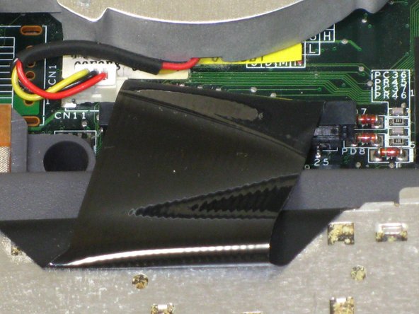 Gateway 600YG2 Keyboard Replacement: step 5, image 2 of 2