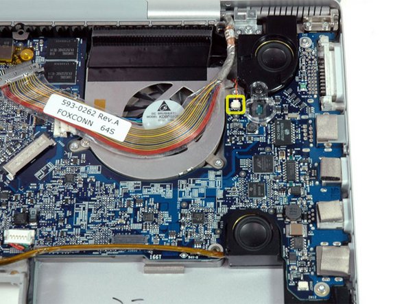 MacBook Pro 17" Models A1151 A1212 A1229 and A1261 Logic Board Replacement: step 15, image 1 of 1