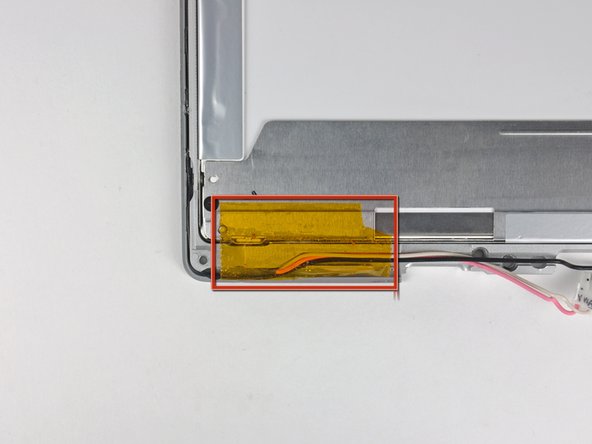 PowerBook G4 Aluminum 17" 1-1.67 GHz Front Display Bezel Replacement: step 42, image 1 of 1