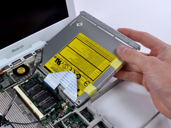 iBook G4 12" 1.33 GHz Optical Drive Replacement: step 34, image 1 of 1
