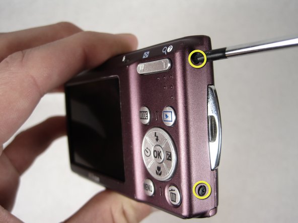 Nikon Coolpix S210 Back Case Replacement: step 5, image 1 of 1